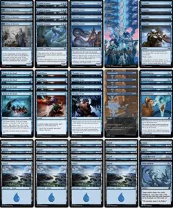 PAUPER Mono Blue Terror - NM - 60 Card Deck Top Tier - Top 8 - S Tier - Image 1