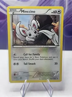 Minccino - #104/113 - Pokemon TCG Card-LP - Image 1