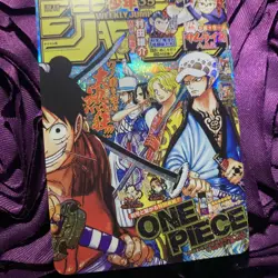 Boa Hancock + Monkey D. Luffy ONE PIECE JUMP MANGA Waifu Anime Holo Card - Image 2