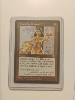 LIONS LION'S EYE DIAMOND Mirage MTG Reserved List Near Mint SAMEDAY SHIPPING - Image 1