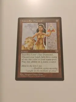 LIONS LION'S EYE DIAMOND Mirage MTG Reserved List Near Mint SAMEDAY SHIPPING - Image 3