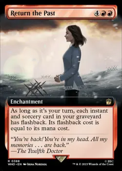 [1x] Return the Past - Foil - Extended Art Near Mint, English Doctor Who Extras - Image 1