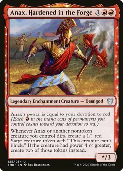 MTG Theros Beyond Death U Anax Hardened in the Forge #125 PLAYSET 4x x4 - Image 1
