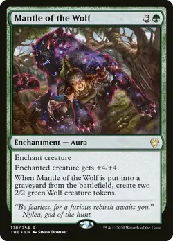 MTG Theros Beyond Death R Mantle of the Wolf #178 - Image 1