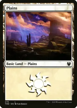 MTG Theros Beyond Death L Plains #279 Playset 4x x4 - Image 1