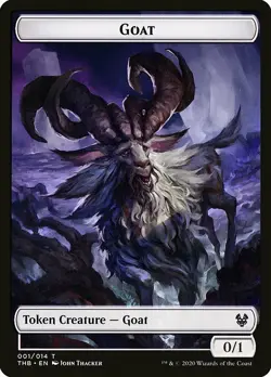 MTG Theros Beyond Death Token Goat #001 Playset 4x x4 - Image 1