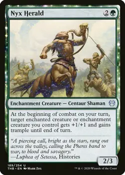 MTG Theros Beyond Death U Nyx Herald #189 PLAYSET 4x x4 - Image 1