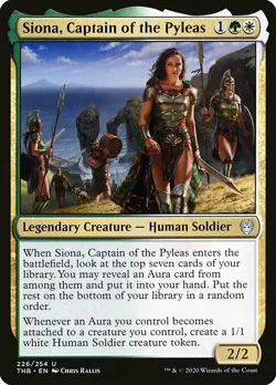 MTG Theros Beyond Death U Siona Captain of the Pyleas #226 PLAYSET 4x - Image 1