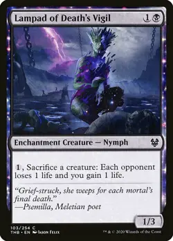 MTG Theros Beyond Death C Lampad of Death's Vigil #103 PLAYSET 4x x4 - Image 1