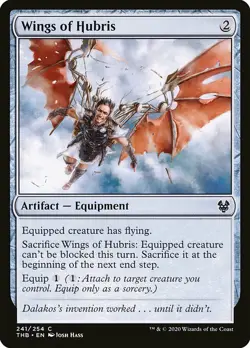 MTG Theros Beyond Death C Wings of Hubris #241 PLAYSET 4x x4 - Image 1