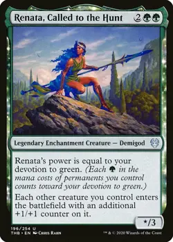 MTG Theros Beyond Death *FOIL* U Renata Called to the Hunt #196 - Image 1