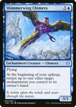 MTG Theros Beyond Death *FOIL* U Shimmerwing Chimera #064 - Image 1
