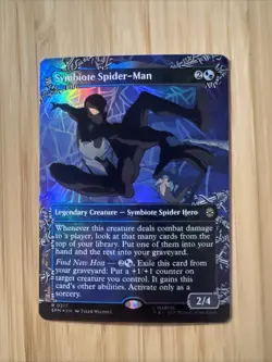 Symbiote Spider-Man 0217 Foil Borderless Marvels Spider-Man - Image 1