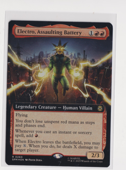 MTG x Marvel's Spider-Man Electro, Assaulting Battery (0260) (Foil) - NM / M - Image 1