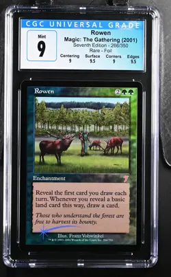 ROWEN 7th Edition Foil Rare CGC 9 Q++ MTG [Nostalgium] - Image 1