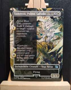 Summon: Primal Garuda (Showcase) - Final Fantasy - Uncommon - NM (see pics) MTG - Image 1
