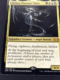 2020 MTG Magic the Gathering 2XM Double Masters #190 Atraxa Praetors Voice - Image 4