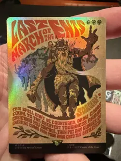 Last March of the Ents (Borderless Poster Foil) Lord of the Rings 739 NM - Image 1