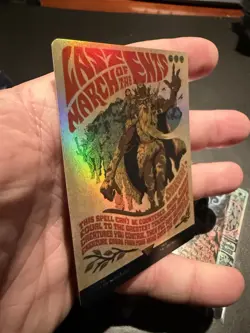 Last March of the Ents (Borderless Poster Foil) Lord of the Rings 739 NM - Image 2