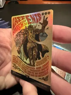 Last March of the Ents (Borderless Poster Foil) Lord of the Rings 739 NM - Image 3