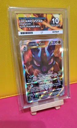 ACE GEM MINT 10 - Lucario VSTAR - SWSH291 - CROWN ZENITH - Pokemon TCG - Image 2