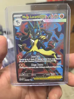 Mega Lucario ex (160/132) ~ Mint/NM [Me01: Mega Evolution 2025] Holo Pokemon TCG - Image 1