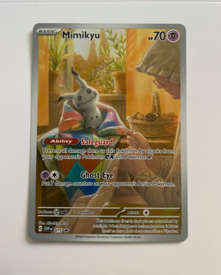 Pokemon TCG Mimikyu 075 Sv: Scarlet & Violet Promo Cards Holo ( Not Sealed) - Image 1