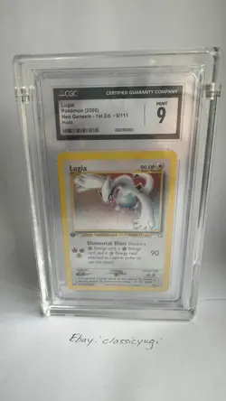2000 POKEMON NEO GENESIS - 1ST ED - HOLO #9/111 LUGIA CGC 9 - Image 3