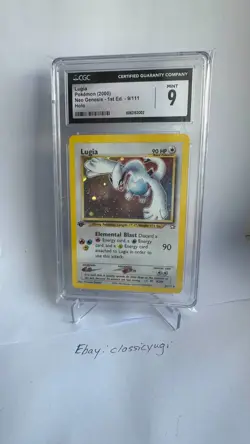 2000 POKEMON NEO GENESIS - 1ST ED - HOLO #9/111 LUGIA CGC 9 - Image 5