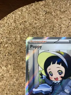 Poppy 220/197 Full Art Trainer SV03: Obsidian Flames Pokemon TCG OBF - Image 3