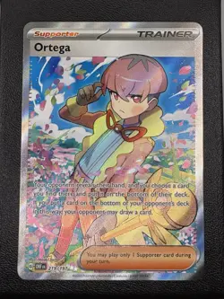 Ortega OBF 219/197 Obsidian Flames Full Art Trainer Holo Card Pokemon TCG NM - Image 1