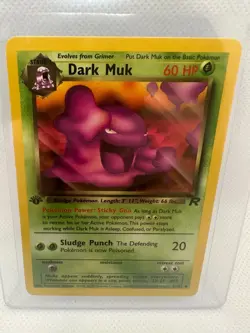 Pokemon 1st Edition Team Rocket Dark Muk Uncommon Near Mint - Image 1