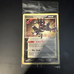 Pokemon Greninja Gold Star Promo SWSH144 Celebrations ETB Promo Factory Sealed - Image 1