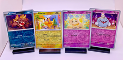 Pokemon SV: Lot Of 4 Costco Error Cards Cosmos Holo Pikachu 018/091 #038 #042 - Image 4