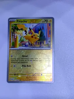 Pokemon SV: Lot Of 4 Costco Error Cards Cosmos Holo Pikachu 018/091 #038 #042 - Image 5