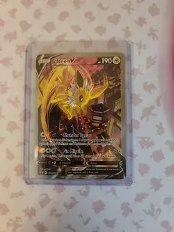 Jolteon v SWSH183 Pokemon TCG Sword & Shield Holo Black Star Promo - Image 3