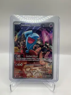 Pokemon TCG Destined Rivals Team Rockets Wobbuffet Pokemon Center Stamp Promo - Image 3