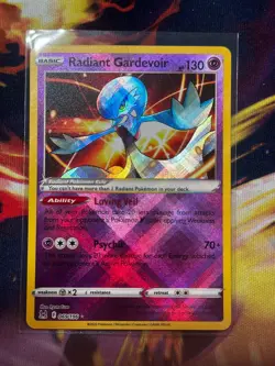 Radiant Gardevoir 069/196 Lost Origin Pokemon TCG Rare Holo NM Fresh Pull - Image 1