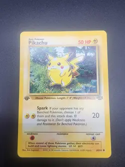 Pokemon WOTC 1st Edition Lot Of 4 Jungle Pikachu Jolteon Neo Pikachu LP/MP - Image 4