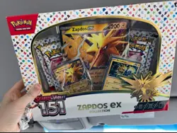 Pokemon 151 Box Zapdos EX Collection Box Scarlet & Violet TCG Sealed - Image 1