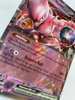 Team Rockets Mewtwo ex 216 Promo Pokemon Destined Rivals - Image 2