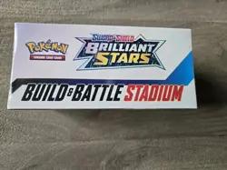 Pokemon TCG: Sword Shield Brilliant Stars Build and Battle Stadium 12 PACKS - Image 2