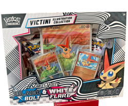 Pokemon TCG Black Bolt & White Flare Unova Victini Illustration Collection Box - Image 3