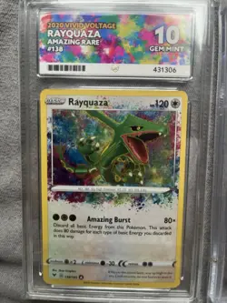 Pokemon TCG Ace 10 Amazing Rare Rayquaza, Kyogre And Reshiram . 3 Slabs ! - Image 2