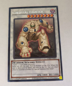 Yu-Gi-Oh! TCG Colossal Fighter VASM-054 1st Edition R/NM - Image 1