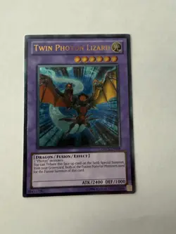 Yugioh Twin Photon Lizard ORCS-EN039 Ultimate Rare Unl Ed LP - Image 1