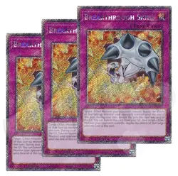 Yugioh Breakthrough Skill x 3 - 1st Edition Platinum Secret Rare NM - Free Holo - Image 1