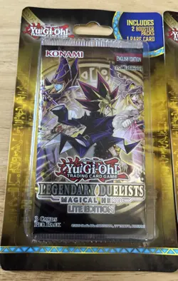 Yu-Gi-Oh! Booster Pack 1st Edition Legendary Duelists Magical Hero Lite Lot Of 4 - Image 2