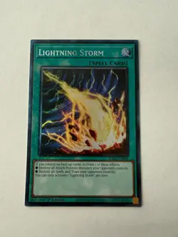 Yugioh - Lightning Storm RA01-EN061 Prismatic Collector's Rare 1st NM - Image 1