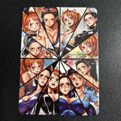 ONE PIECE Nami Sexy Goddess Waifu Anime Doujin Card Signature Card - Image 2
